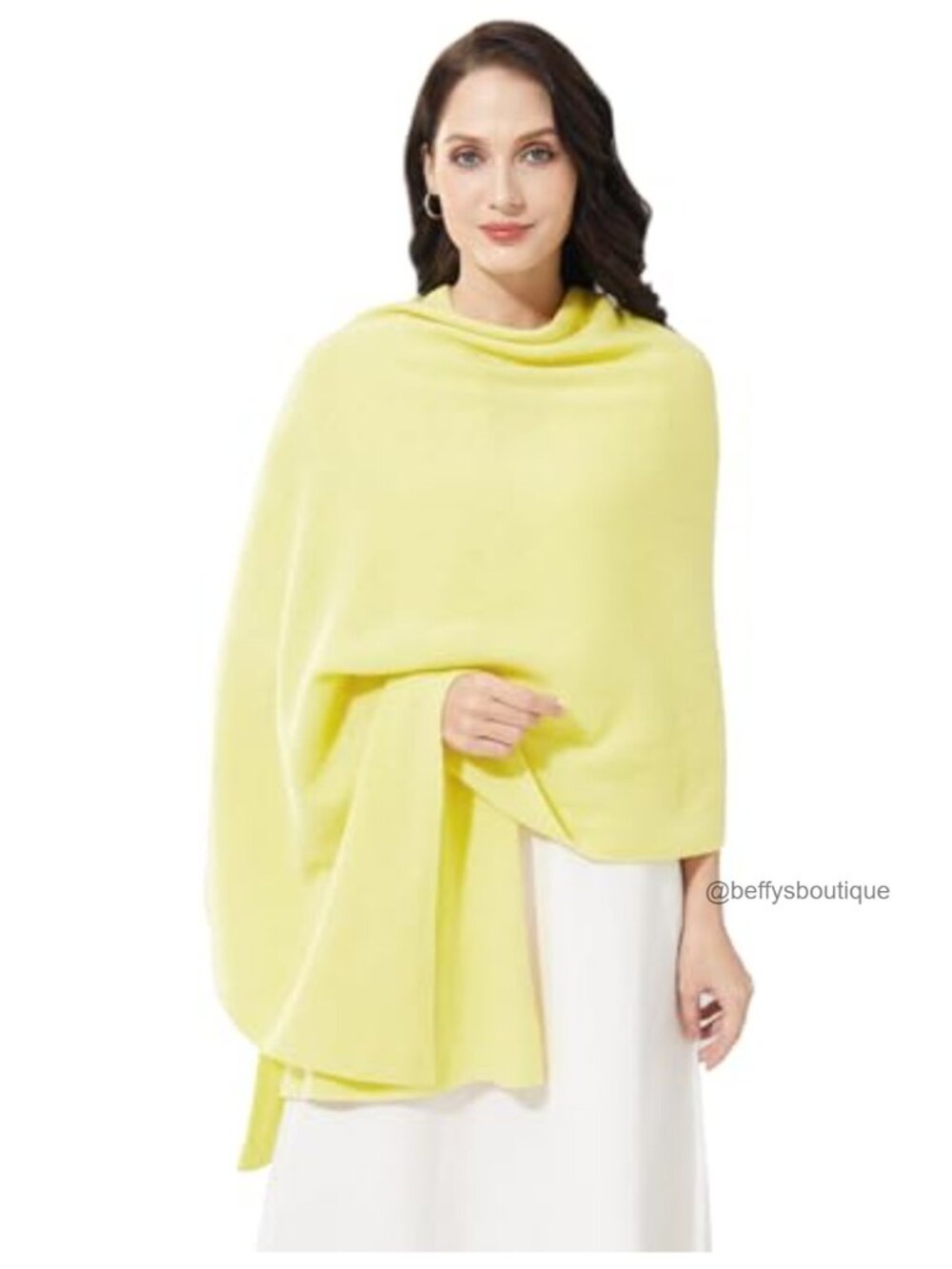 100% Cashmere Wrap Scarf Shawl Knitted Travel Pashmina Oversized